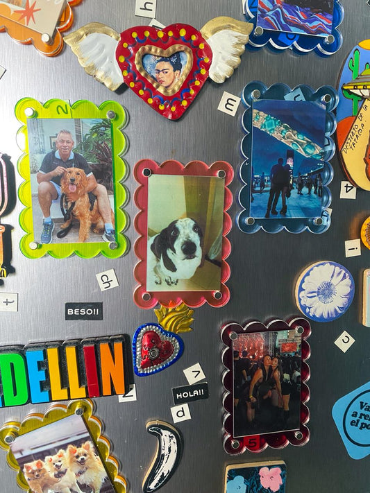 Marco curvo + foto impresa